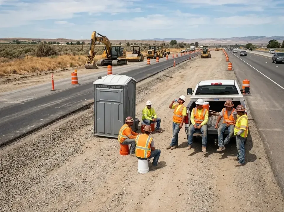 highway-road-construction-crew-007 — frequently asked questions, Porta Potty and Restroom Rentals in Franklin Farm, VA